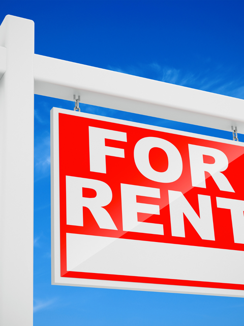 For rent sign